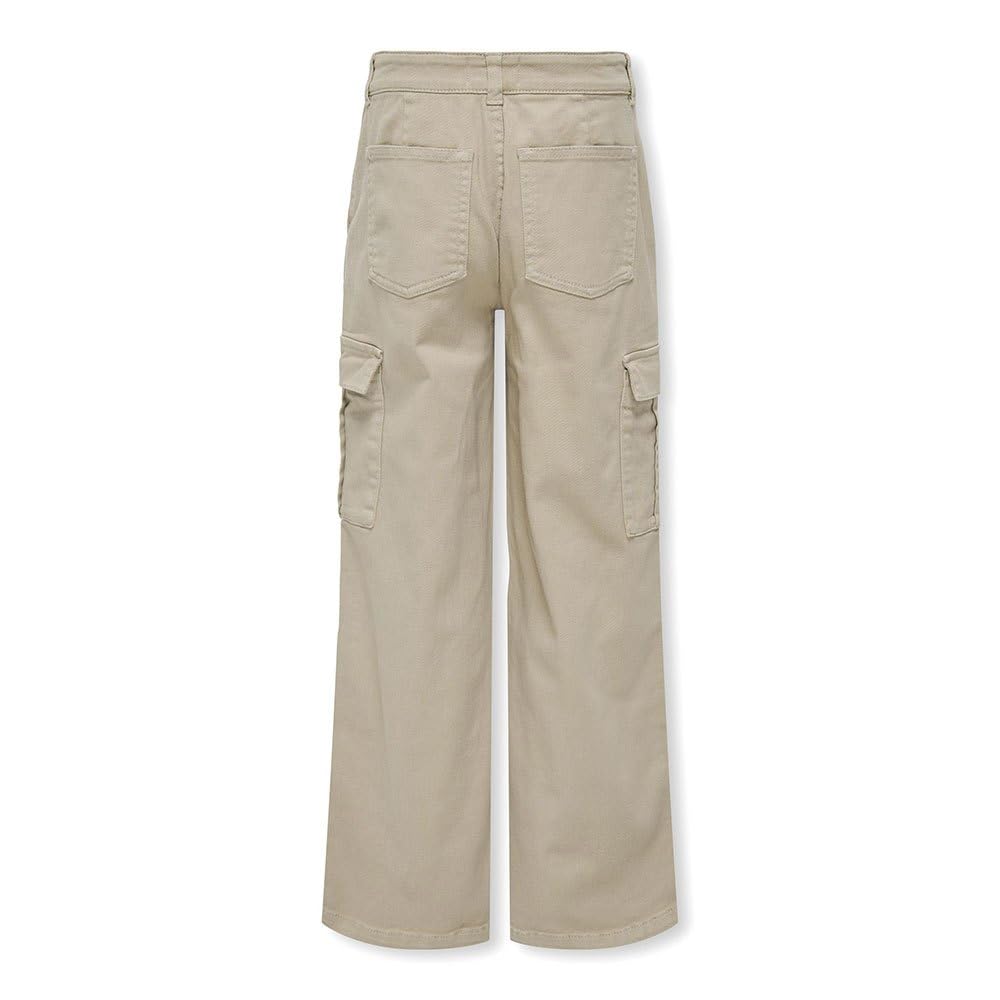 Only Kogyarrow-vox Str Cargo Pant Pnt Noos Pantalones Tipo Cargo, Niñas, Piedra Pumice, 158