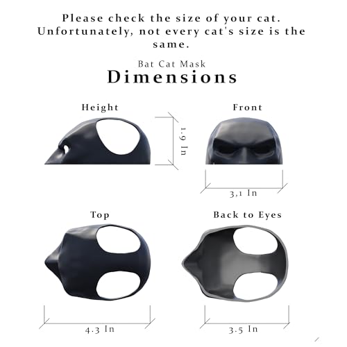 Generic Bianco Handmade Batcat Mask Cosplay thumb #1