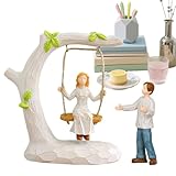 Adaptabilité : La figurine couple insuffle une élégance artistique et chaleureuse à tout espace. Grâce à ses dimensions compactes, elle s'adapte à les styles et convient pour personnaliser votre intérieur ou comme cadeau.