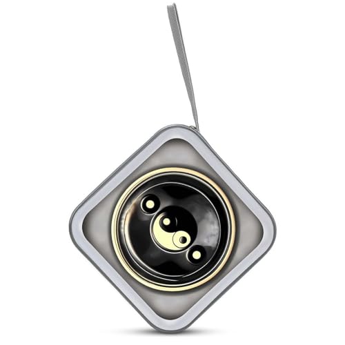 Étui à CD rigide 40 DVD Yin Yang pour rangement auto