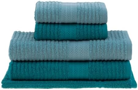 Jogo de toalhas Buddemeyer Doris Banho Verde/Verde Claro 5 peças