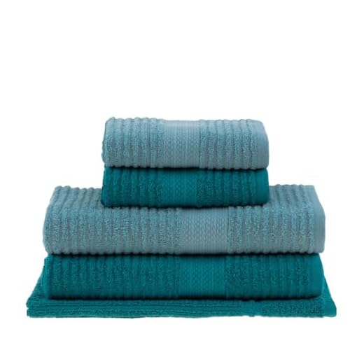 Jogo de toalhas Buddemeyer Doris Banho Verde/Verde Claro 5 peças