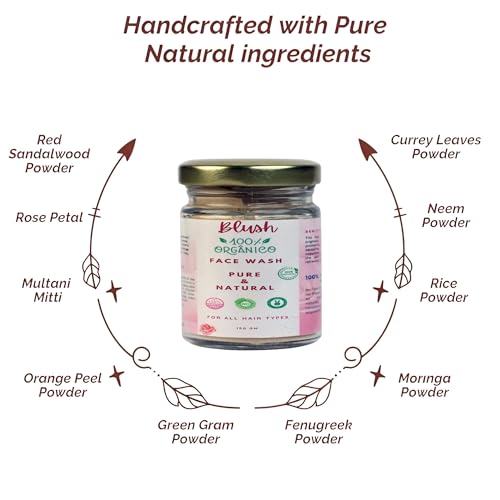 Image of Organic Facial Kit - Natural Face Wash & Rose Water Toner Set for Glowing Skin, Hydrating & Cleansing, Suitable for All Skin Types, Paraben-Free, Cruelty-Free Skincare