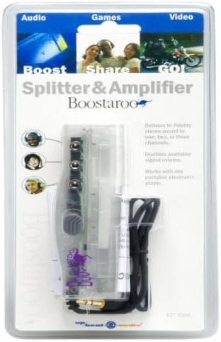 Upbeat Audio Boostaroo Headphone Amplifier Splitter Pc Mp3 Packaging Doubles Signal Volume