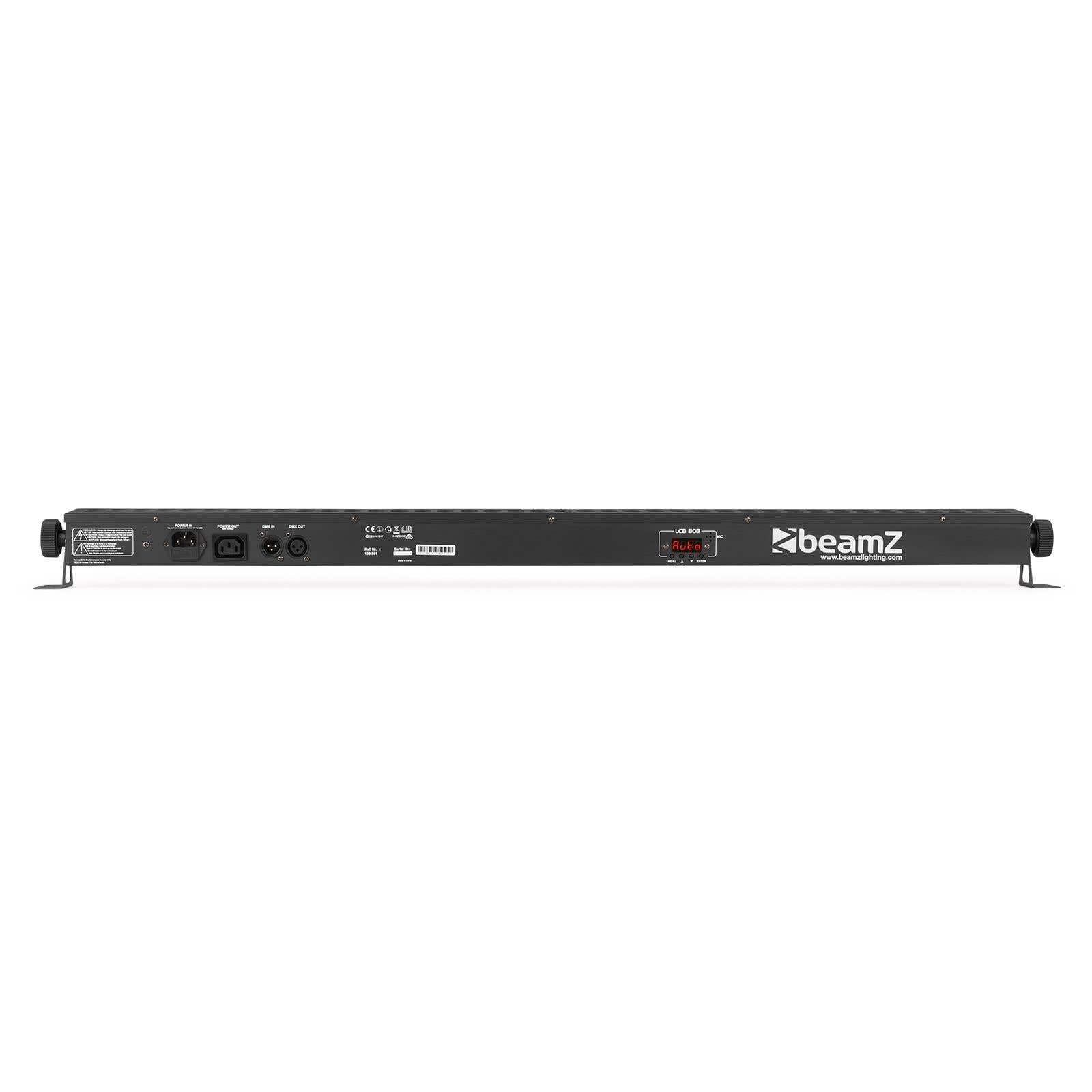 BeamZ LCB803 Wallwasher, Bühnenbeleuchtung, Lichteffekt RGB LED Bar mit 80 3 Watt LEDs in 8 Sektionen