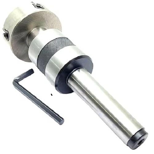 Portabrocas de torno independiente de 4 mordazas de 70 mm con eje central giratorio MT3, rosca M14 x 1 | Portabrocas de precisión de 4 mandíbulas para mini torno, torneado y mecanizado
