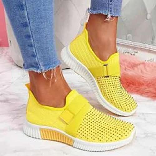 Hbeylia Walking Shoes For Women Fashion Casual Beads Platform Memory Foam Athletic Running Hiking Sports Shoes Lightweight Breathable Tennis Trainers For Skateboard Skiing Work Nurse2