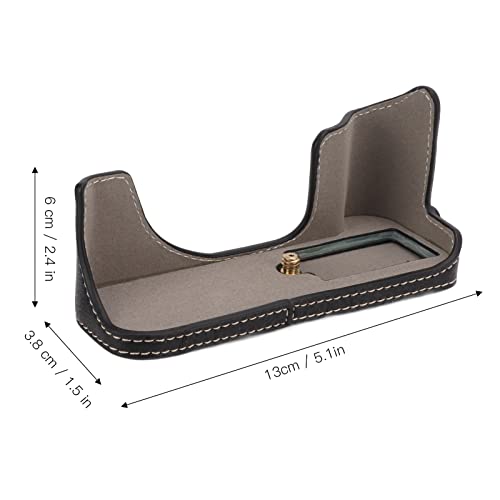 Bolsa de meia câmara, material PU portátil compacto, proteção de meia câmara, ajuste estável, design