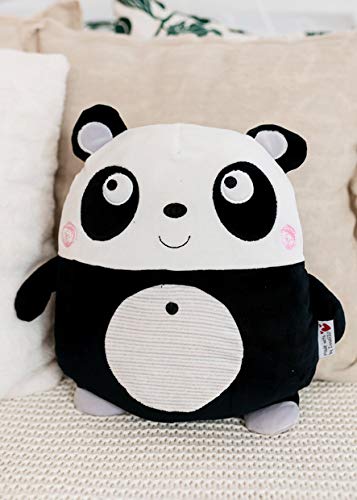 InnoGIO GIOplush Panda pluche kussen panda wit en zwart 32 cm voor kinderen, zacht en veilig materiaal, geschikt voor… - Image 7