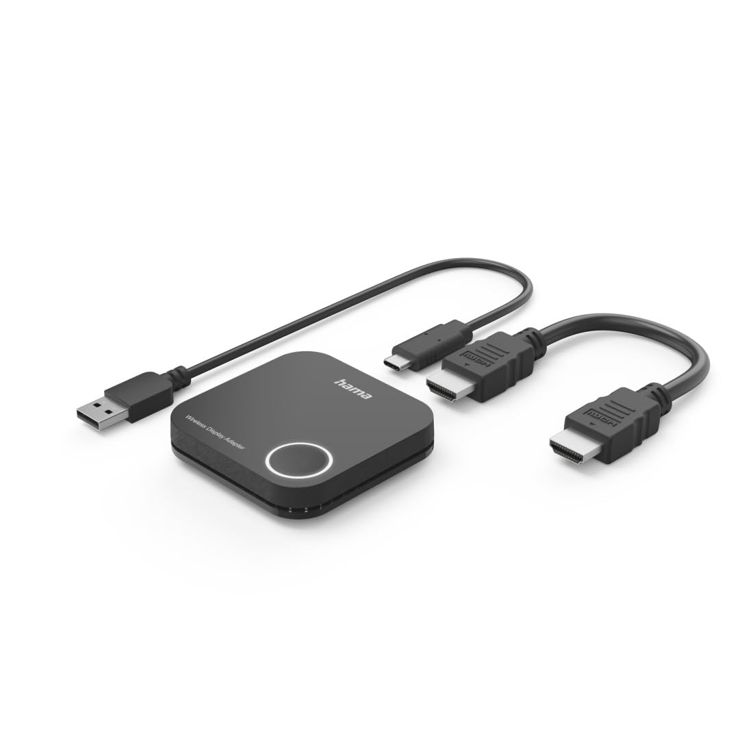 Hama Adattatore display wireless HDMI Full HD 1080p, trasmissione dati audio, video e segnali senza fili, ottima qualità di trasmissione