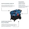 Bosch Professional Aspiratore universale GAS 12-40 MA (1200 W, sistema pulizia filtro autom. (AFC), incl. filtro principale, tubo flessibile, adattatore multifunz. PT, bocchetta spazzola multifunz.)