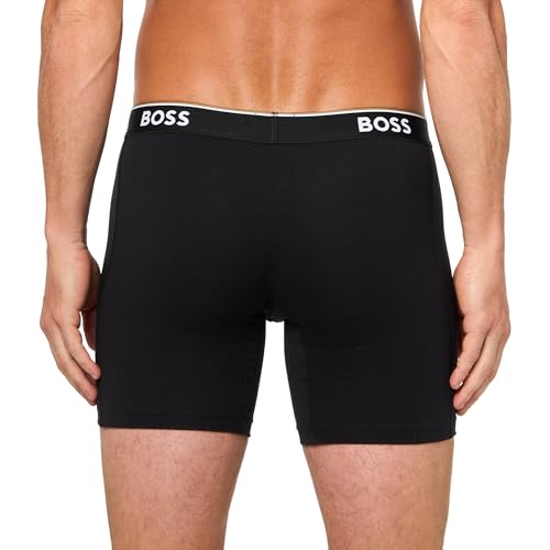 BOSS Men's 3-Pack Power Long Boxer Briefs3