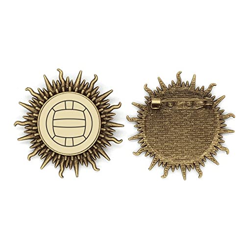 Broche en métal pour volleyball Sport Line pour veste