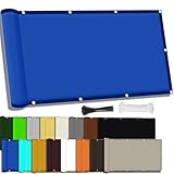 MAJINGC Rechteckige Quadratische Schattenplane 0.5X3M wasserdichte Sonnensegel Rechteckig Aus 98% UV-Schutz Geeignet Für Outdoor, Garten, Patio, Terrasse,Party Blau