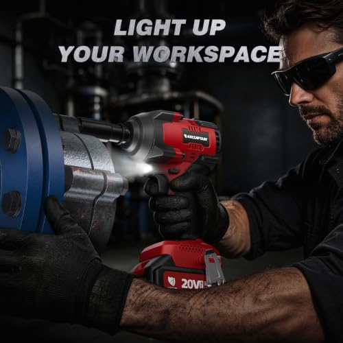 ARCCAPTAIN Cordless Impact Wrench 996Ft-lbs(1350N.m), 1/2 Inch Impact Gun - image 8