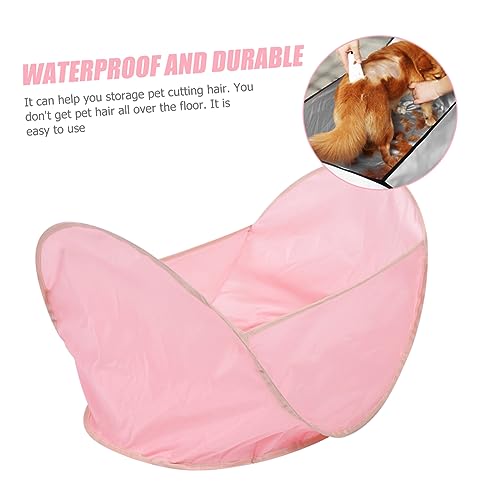 Toddmomy 2 Unidades babador avental de higiene animal de estimação pêlos de animais recipiente de ca