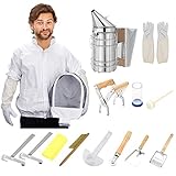 🍯【Holzgriffdesign】Das griffdesign von werkzeugen kann effektiv verhindern, dass hände schmerzhaft werden, und den handdruck entlasten. Hilf dir, den perfekten honig zu machen! Sicher und bequem.