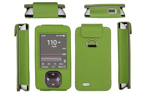 Dexcom G7 / G6 ���V�[�o�[�t�B�b�g���U�[�P�[�X�A�X�N���[���v���e�N�^�[&�X�g���b�v�t��(�O���[��)