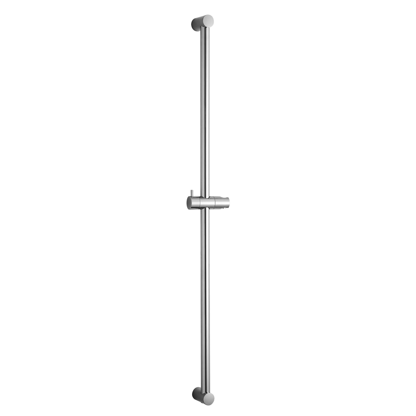 OFFO Saliscendi Doccia 100 cm,Asta Doccia a Parete,Distanza Regolabile da 60 a 100 cm,con Supporto per Asta Doccia Saliscendi,Sali Scendi per Doccia di Ricambio,Cromo