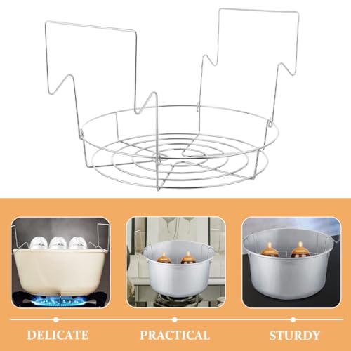 Soportes para conservas con operación flexible en acero inoxidable reutilizable 2 uds 8