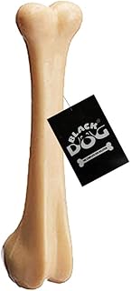 BLACKDOG Nylon Hard Chew Bone Toys for Adult Dogs, Dog Toys, Aggressive Chewers Teething Toy (Size 23CM Large)