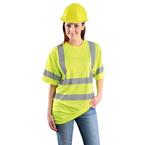 T-shirt haute visibilité OccuNomix jaune classe 3 taille M respirant