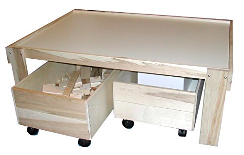 Exclusive Beka Train Table with Top and Two Trundles Exclusive Beka Train Table with Top and Two Trundles