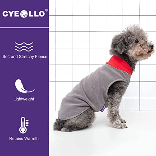 Cyeollo 2 Pack Fleece Dog Sweater Coats For Dogs Stretchy Vest Sweatshirt Lightweight Dog Coat With Reflective Stripe Pullover Dog Clothes Xl #TOP6