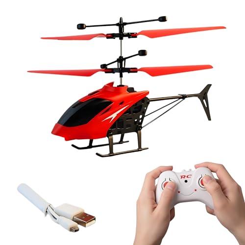 Image of Remote Control Helicopter for Kids | Helicopter with Hand Gravity Sensor, 3D Light & Safety Sensor | Indoor and Outdoor Flying Fun, Multicolor for Boys and Girls