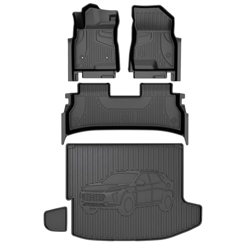 Original 2024 2025 2026 Trax Floor Mats & Cargo Liner for Chevy Trax All Models - Custom Fit Trunk Mat - All Weather Car Mats for Chevrolet Trax 2024 2025 2026 Accessories 1st & 2rd Row Mat