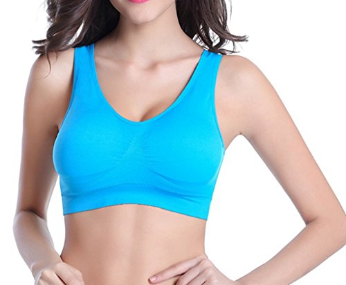 Women's Comfort Workout Sports Bra Low-Impact Activity Sleep Bras Pack Of 5 S #TOP2
