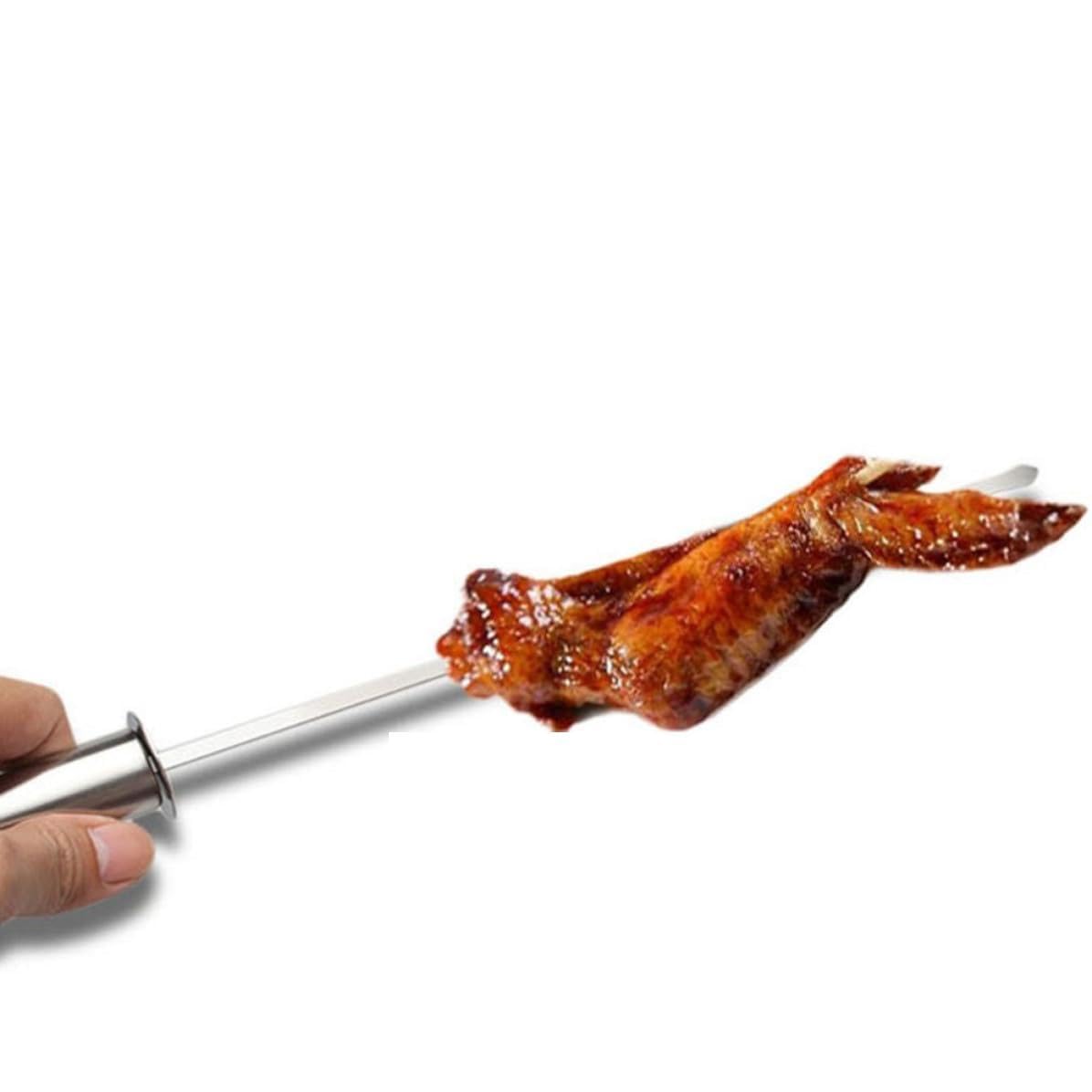 Brochetas de acero inoxidable de alta resistencia térmica para aperitivos gourmet