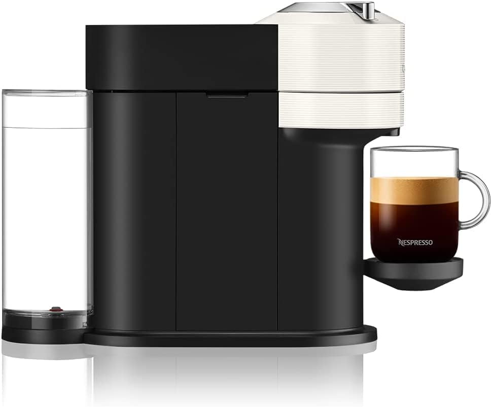 Nespresso Vertuo Next ENV120.W, Macchina da caffè di DeLonghi, Nuovo Sistema Capsule Nespresso Vertuo, Serbatoio acqua 1L, Bianco Nespresso Vertuo Next ENV120.W, Macchina da caffè di DeLonghi, Nuovo Sistema Capsule Nespresso Vertuo, Serbatoio acqua 1L, Bianco