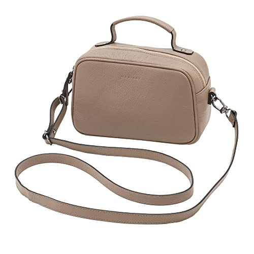 Bolsa Feminina Transversal de Couro Bovino Legítimo Mariart Alice (New Fendi)