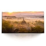 Paul Sinus Kunstdruck Bilder 120x60cm Myanmar Tempelanlage 