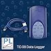 Pico Technology TC-08 8 Channel Thermocouple Data Logger, Temperature Data Recorder, Temp Range 270 to +1820 °C, with PicoLog Cloud Software for Mac, PC and Linux
