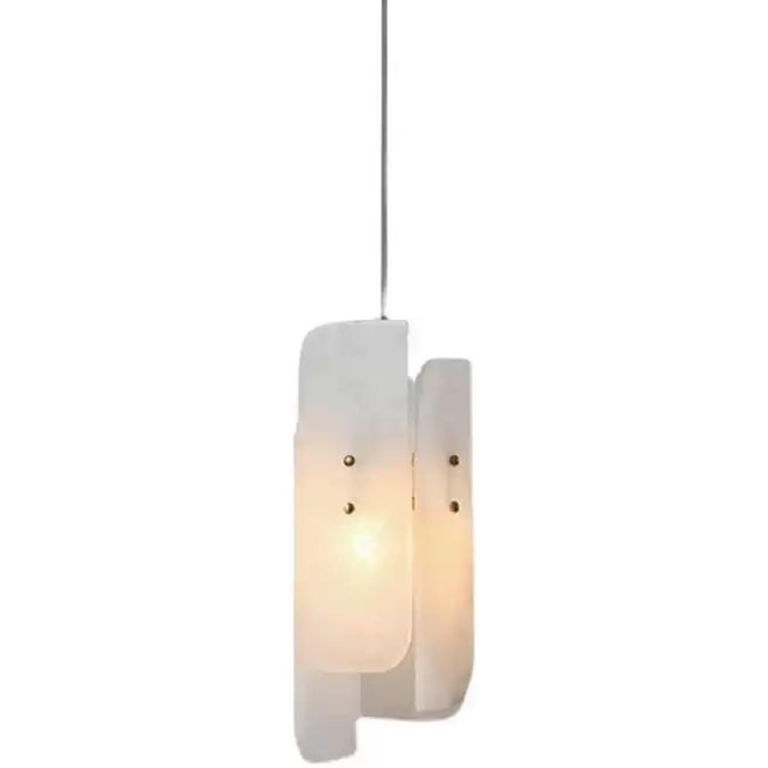 Lampada A Sospensione Light Luxury Creative In Marmo Da 15,7 Pollici