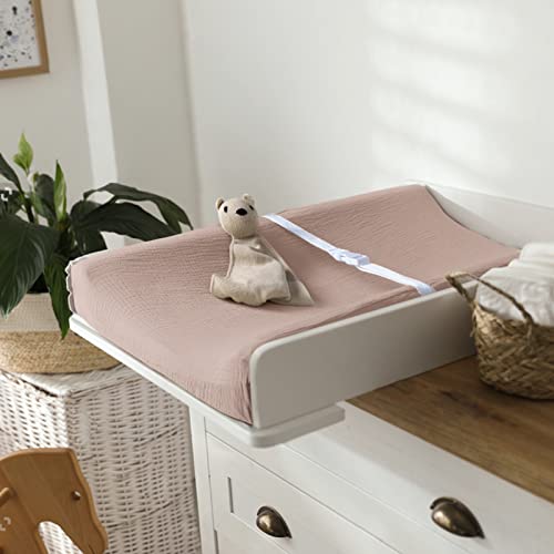 image for lulumoon Baby Changing Pad Cover: Muslin Diaper Changing Table Pad Cov