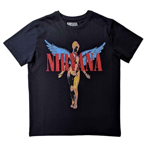 NIRVANA ニルバーナ　ロゴ　ギターTシャツ　赤　Lサイズ 楽天市場】NIRVANA ニルヴァーナ KURT COBAIN カート・コバーン