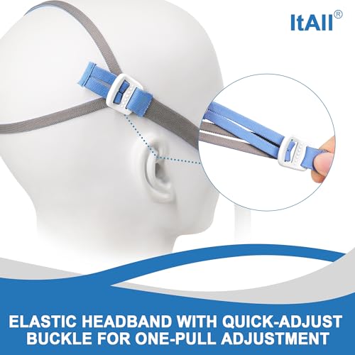 Image of Replacement Set for Airfit P10，Headgear Tube Frame Assembly for P10，Improved Swivel Design Without Leakage, Added Flexibility & Lower Noise, ItAll Supplies for CPAP Users (No Cushion)