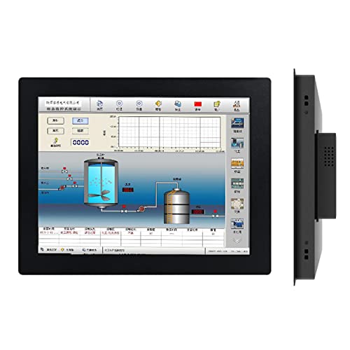 Monitor industriale con schermo tattile resistente incorporato VGAtocco resistivo 15 pollici