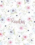  Mis Recetas: Recetario de cocina para escribir  Cuaderno para recetas de cocina  Recetario de cocina en blanco  Libreta para recetas de cocina Cuaderno para 125 recetas  Formato A4