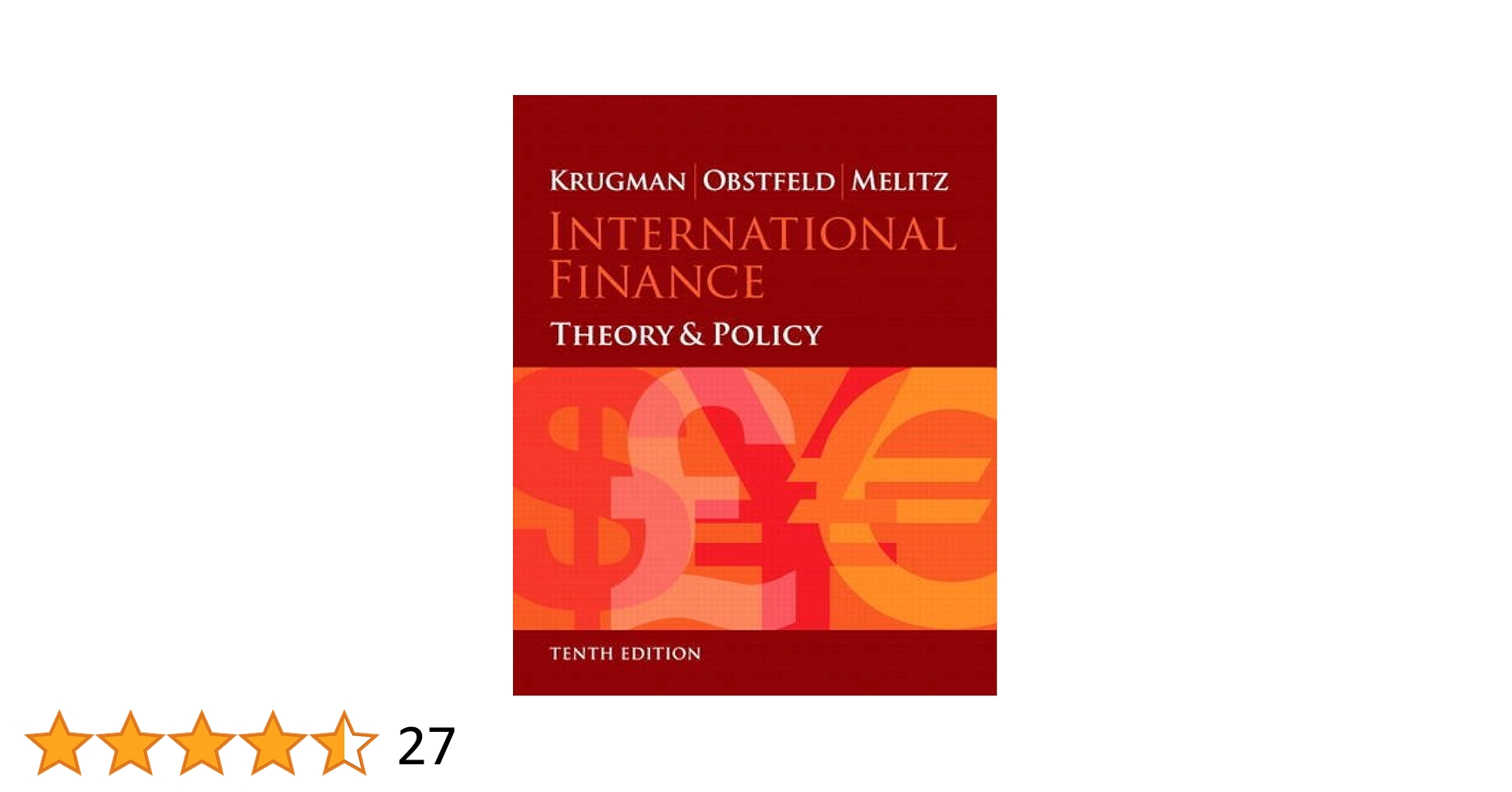 洋書 International Finance Theory and Policy International Finance: Theory and Policy, Global Edition
