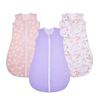 Lilian&Gema Baby Sleep Sack 12-18 Months 3 Pack Unisex Baby Sleeping Bag 0.5 TOG Extra Soft Lightweight Wearable Blanket with 2-Way Zipper for Infant Toddler