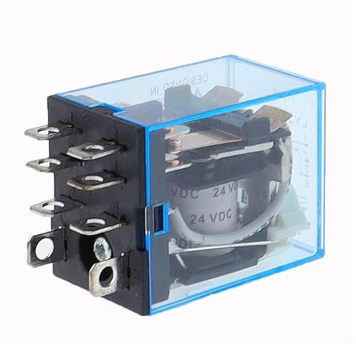 Micro relais électronique HH62P avec bobine 24V alternative pour automatismes