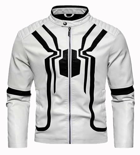 Men's Vintage Cafe Racer Motorcycle Distressed Genuine Leather Jacket - Cafe Racer Distressed Moto Biker Leather Jacket