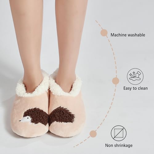 Image of G&Y Animal Pairable Slipper Socks for Women- Funny House Slippers Non-Slip Fuzzy Slipper Socks