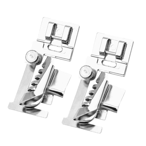 Set de 2 pies prensatelas metálicos para máquina de coser