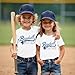 Yawtaut Toddler Baseball Sister Shirt Baby Girl Baseball Outfit Big Sister Shirt I'm Just Here for the Snacks Tee Top White