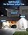 Gusicil Solar Lights for Outside, 172LED 3Modes Split Motion Sensor Outdoor Lights with Remote Control, Solar Lights Outdoor Waterproof IP65, Outdoor Solar Lights for Yard,Patio,Garden,Garage, 2 Pack
